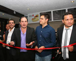 inauguración de borra de café